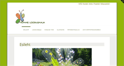 Desktop Screenshot of nommeloodusmaja.ee